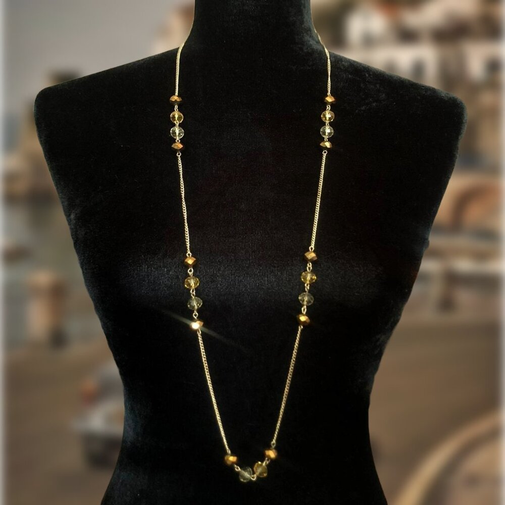 Longline Beaded Necklace